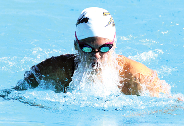 Olsen leads runner-up DV girls to swim success